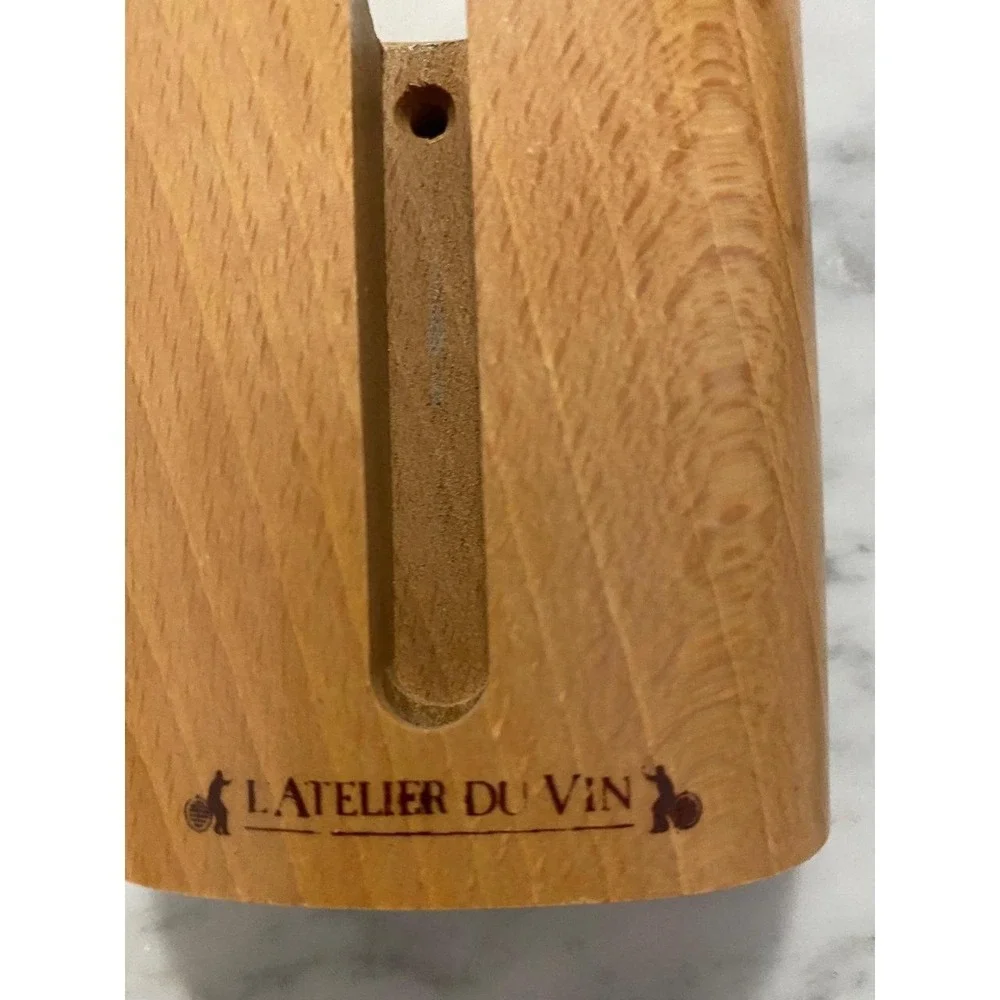 Wine corkscrew L'Artiste Du Vin Wooden Opener With Wooden Wall Mount Case